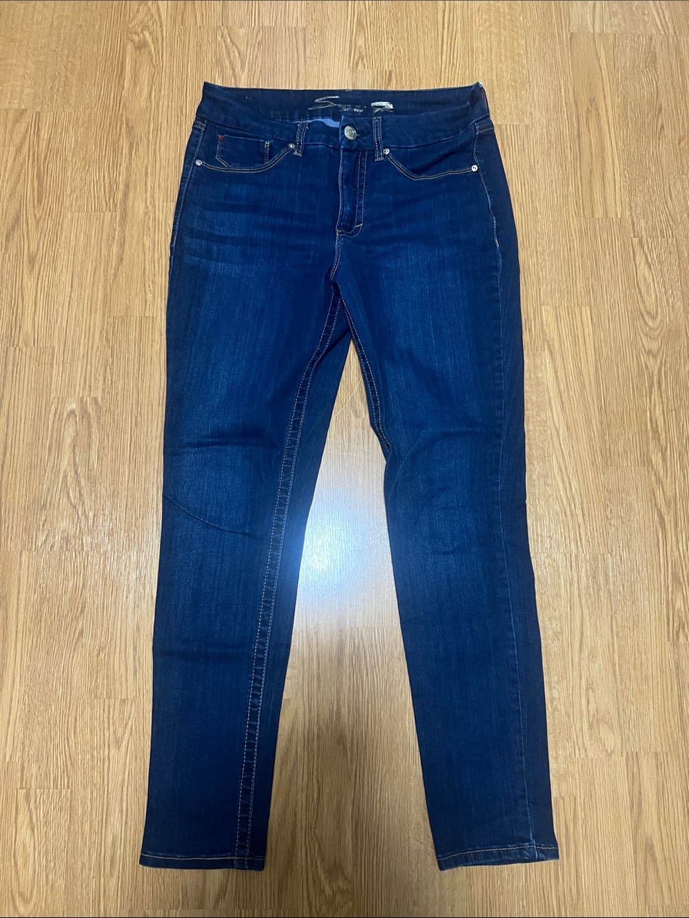 Seven7 Dark Indigo Skinny Stretch Jeans